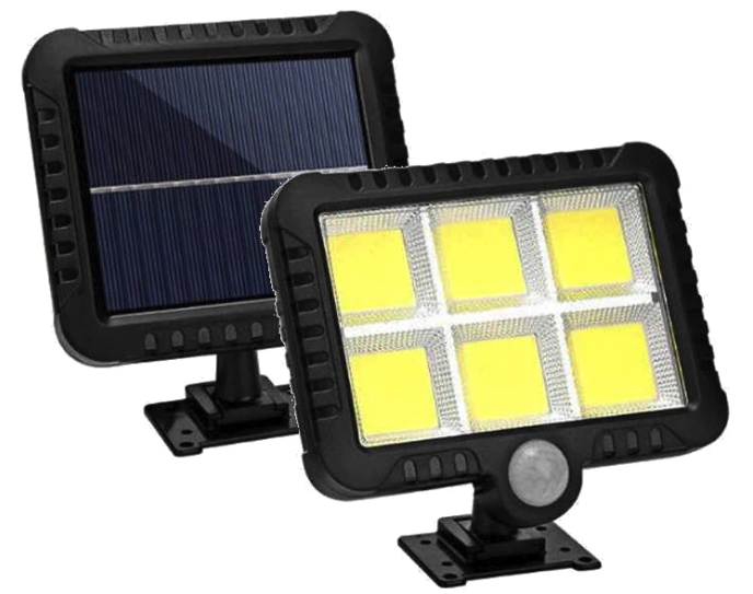 Proiector solar 10W 6 casete COB SL-F120 Senzor de lumina si miscare